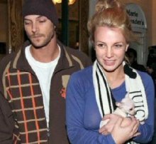 Britney Spears and husband Kevin Federline